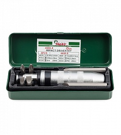 На сайте Трейдимпорт можно недорого купить Ударная отвертка с битами 1/2" Hans 4606-8. 